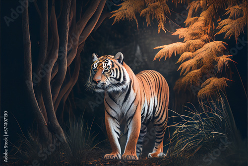 Tiger in nature