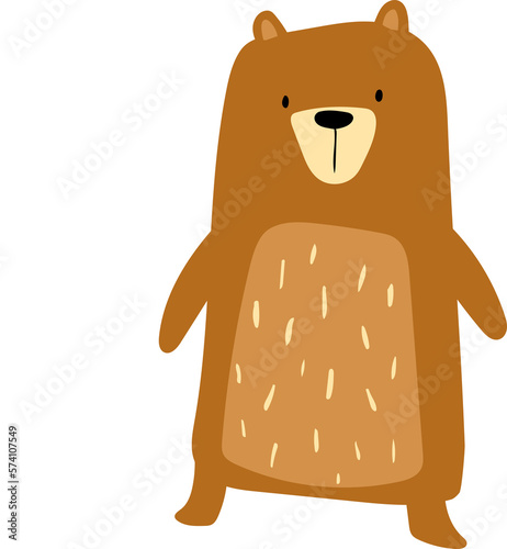 Baby Bear for Nursery decoration, invitation, birthday, baby shower, cute and adorable illustration clipart