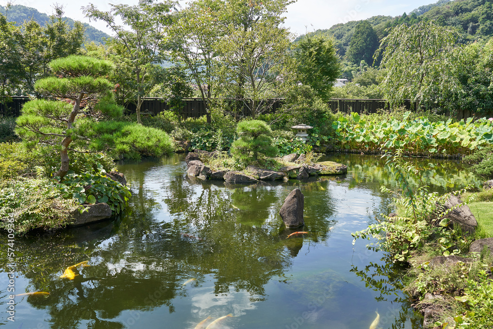 高尾駒木野庭園, 日本庭園