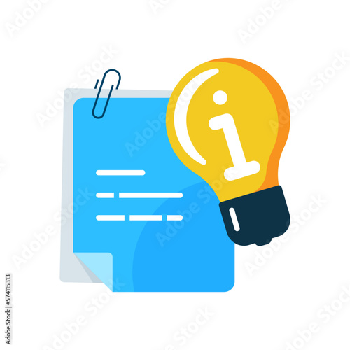 Quick tips button concept illustration flat design vector eps10. modern graphic element for landing page, empty state ui, infographic, icon