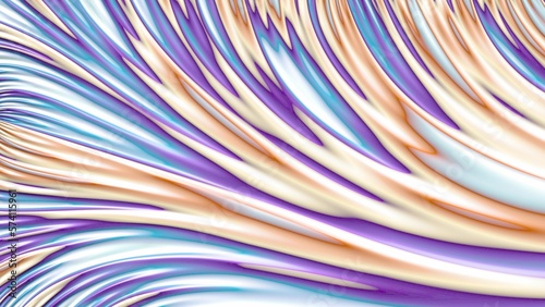 Fractal complex line - Mandelbrot set detail, digital artwork for creative graphic