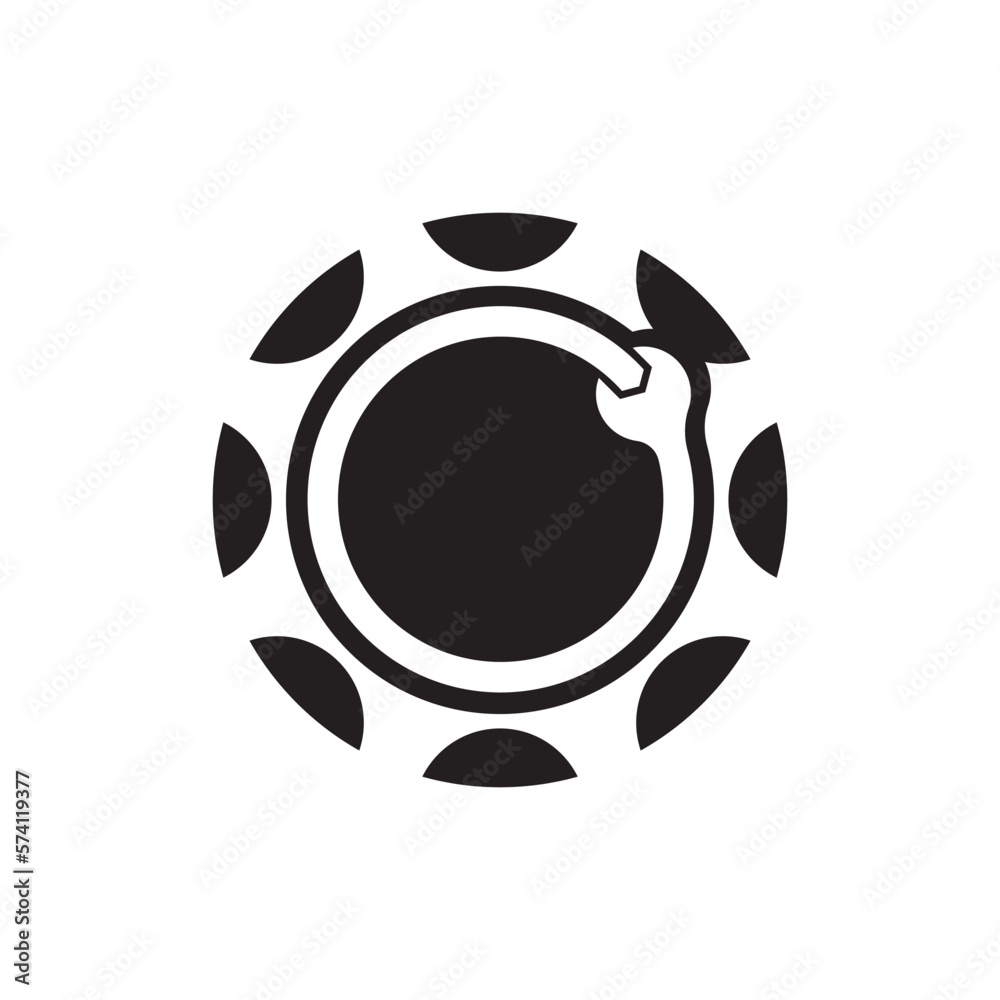 Gear logo template vector icon Gear logo template vector icon