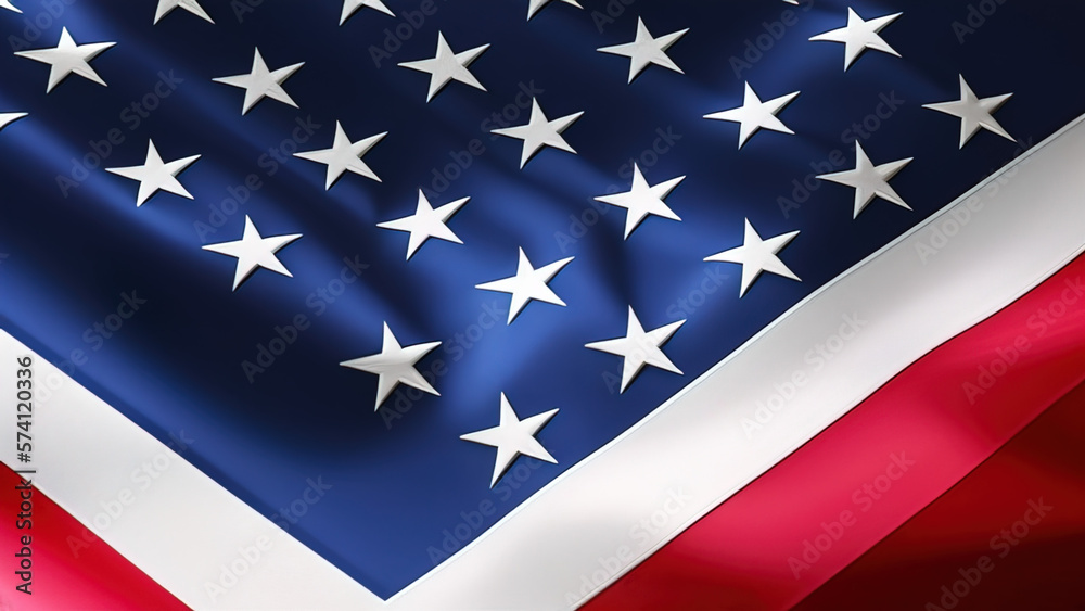 United States Flag, Strong and Powerful Emblem of Strength Design, Generative AI United States Flag, Strong and Powerful Emblem of Strength Design, Generative AI