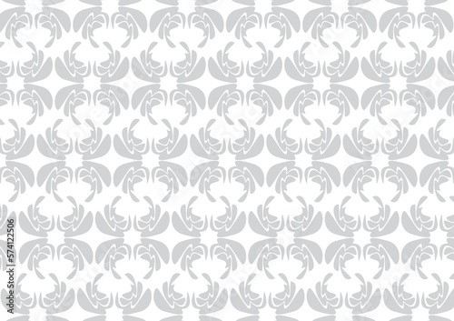 white flower seamless pattern