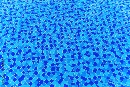 Swimming Pool Pattern Background. Selective focus
