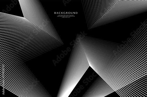 Leinwand Poster Modern layer of straight lines abstract background