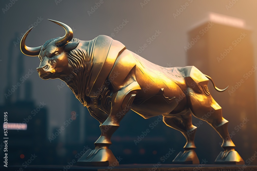 The Golden Bull. The Iconic Coming Of The Bull Market. Created With ...