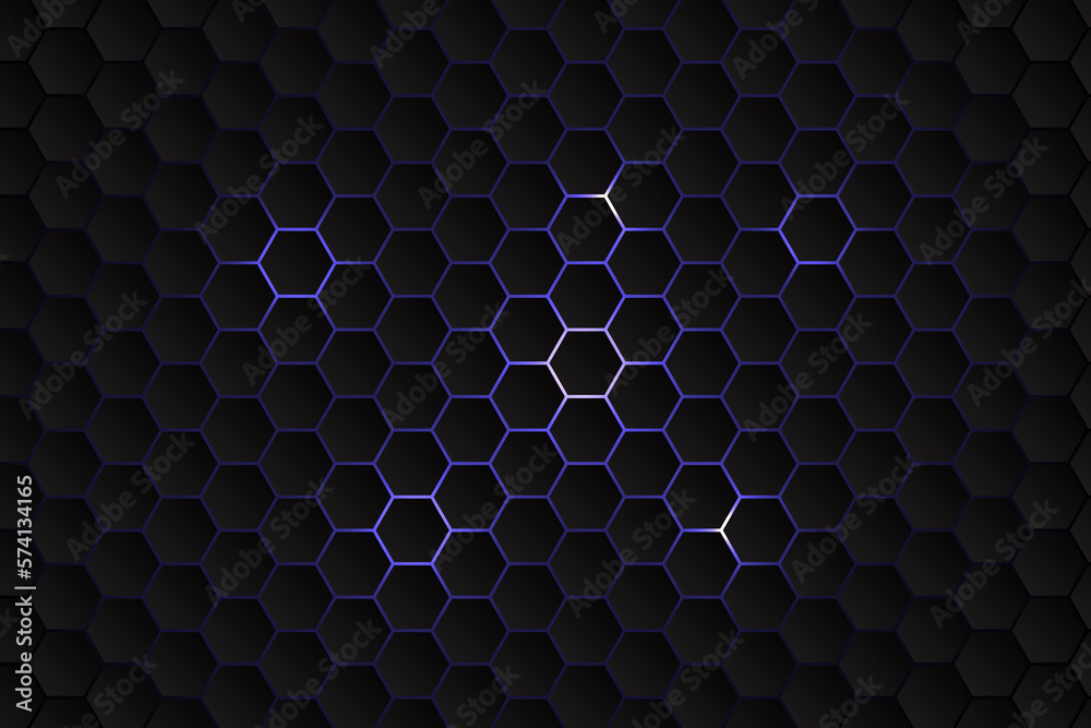 hexagon technology abstract background