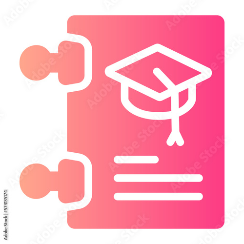 thesis gradient icon