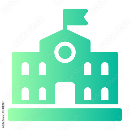campus gradient icon