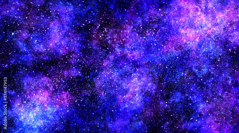 Obraz premium 宇宙イメージのアブストラクトなイラスト素材