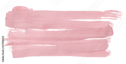 pink brush isolated on transparent background pink watercolor,png.
