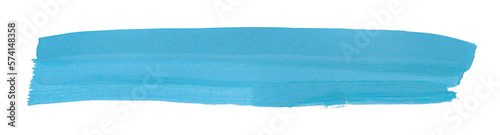 light blue brush isolated on transparent background light blue watercolor,png