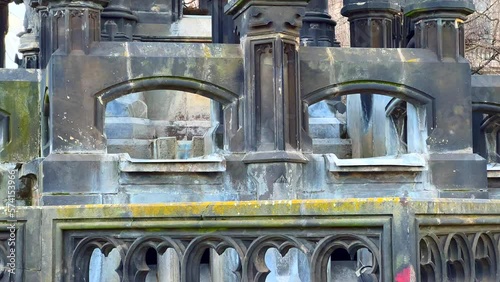 Neo-Gothic Kranner's Fountain, Prague, Czechia photo