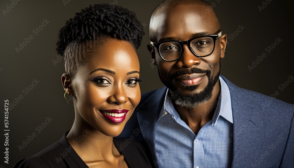 Empowering Confidence and Relationship in the Workplace: Celebrating National Couple's Day with Diversity Inclusivity in the Industry with African American Journalist Couple (generative AI Empowering Confidence and Relationship in the Workplace: Celebrating National Couple's Day with Diversity Inclusivity in the Industry with African American Journalist Couple (generative AI