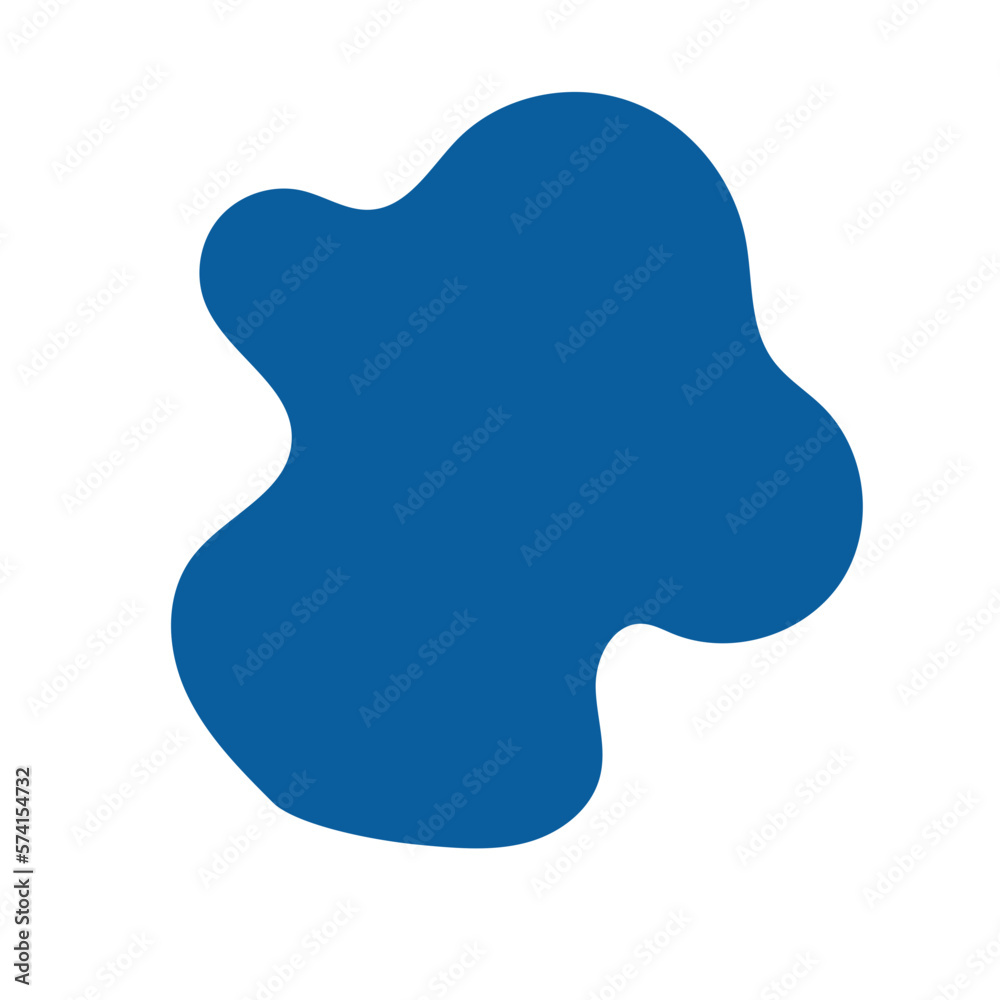 Blue Abstract Blob Shapes Blue Abstract Blob Shapes