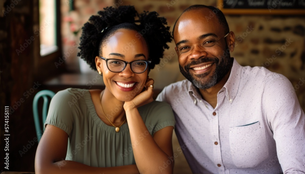 Empowering Confidence and Relationship in the Workplace: Celebrating National Couple's Day with Diversity Inclusivity in the Industry with African American Writer Couple (generative AI