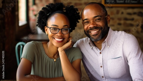 Empowering Confidence and Relationship in the Workplace: Celebrating National Couple's Day with Diversity Inclusivity in the Industry with African American Writer Couple (generative AI