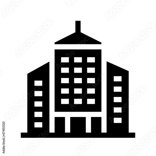 hotel glyph icon