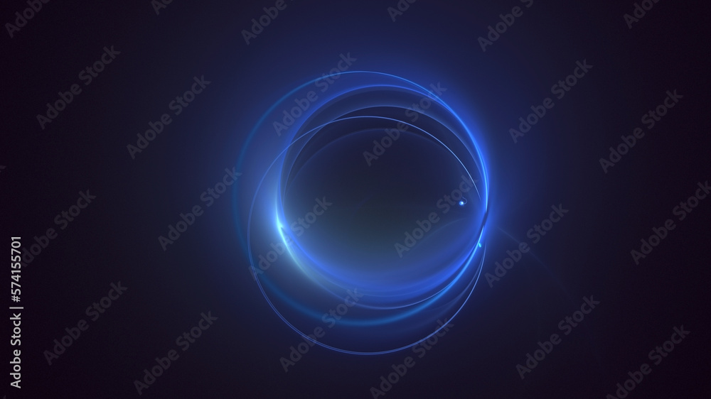 3D rendering abstract round light background 3D rendering abstract round light background