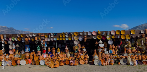 Morocco pottery