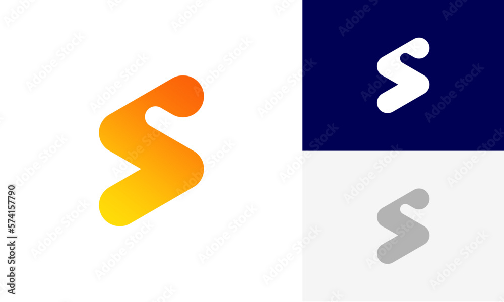 letter S initial logo design vector letter S initial logo design vector