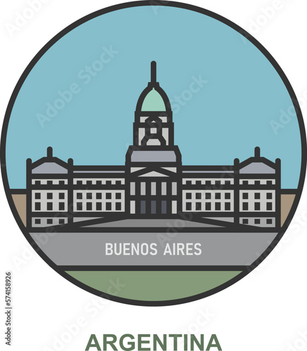 Buenos Aires. Cities and towns in Argentina
