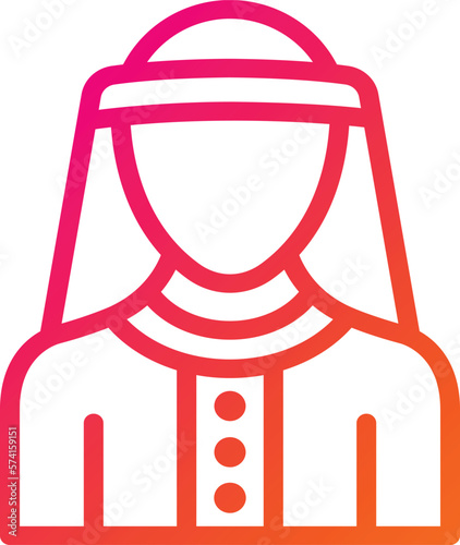 Arab man Vector Icon Design Illustration
