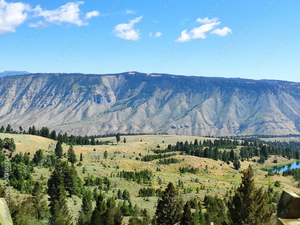 valley in yellowstone
