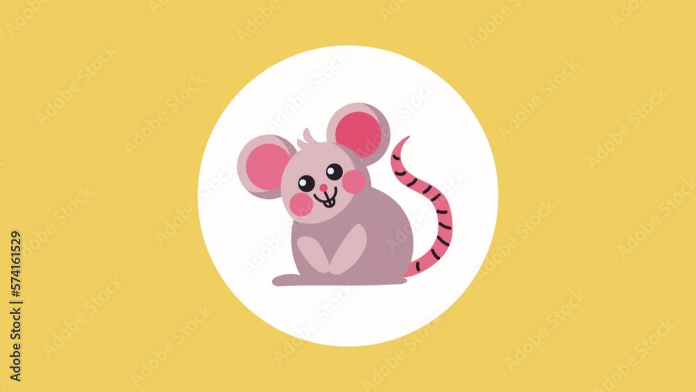 cute mouse rodent animal character cute mouse rodent animal character