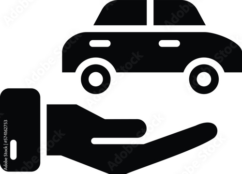 Car insurance Vector Icon Design Illustration