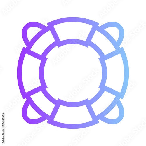 lifesaver gradient icon