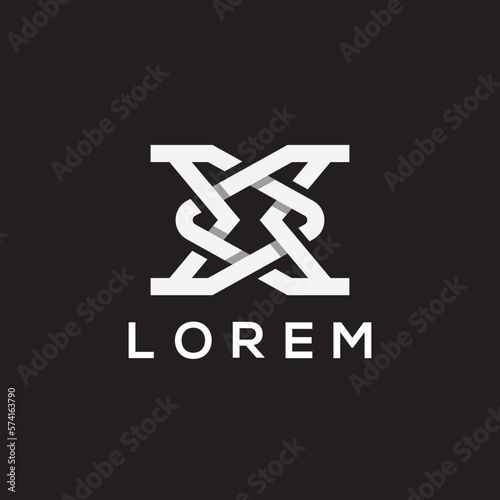 Bold letter X Logo