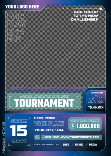 Gaming Tournament Flyer Template