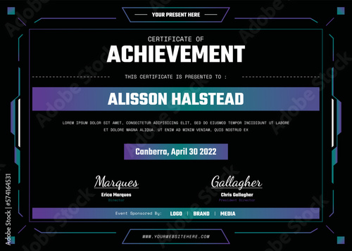 Modern Certificate Template