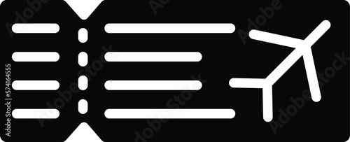 Plane ticket Vector Icon Design Illustration