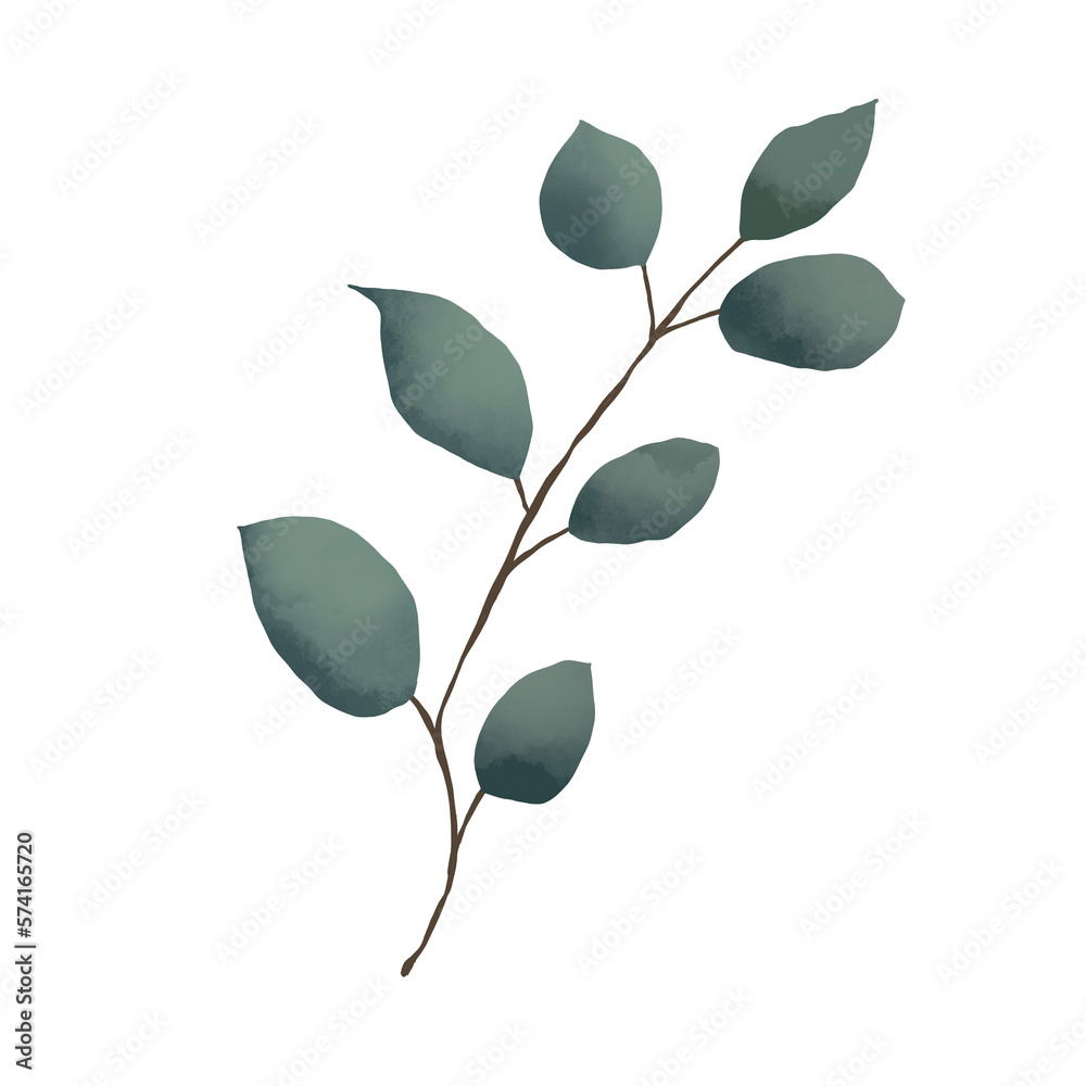 Leaves watercolor painting Leaves watercolor painting