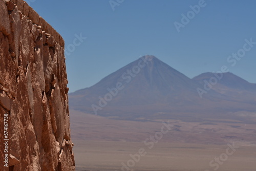 pukara de quito volcano views desert chile South america photo