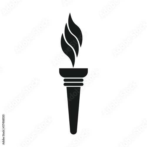 torch icon vector