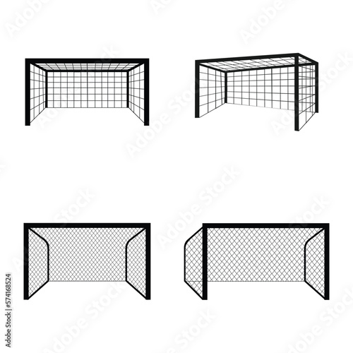 football goal icon vector