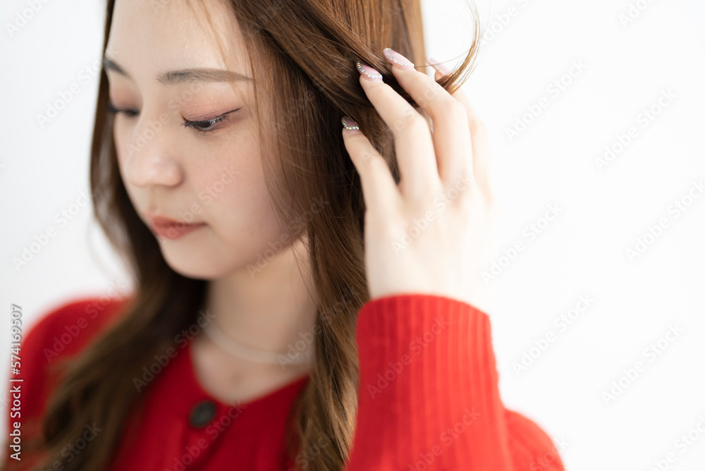 Fototapeta premium 爽やかな若い女性