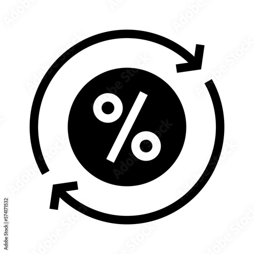 lending glyph icon