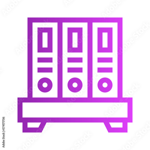 cabinet gradient icon