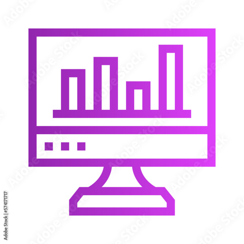 computer gradient icon