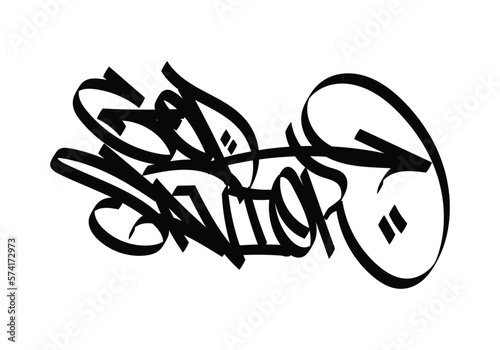 GRAFFITI TAGGING WORD OF GOD SAVIOR
