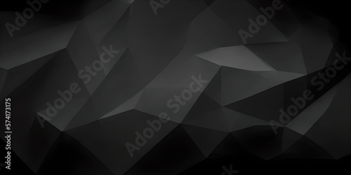 abstract black background, copy space for text, illustration, Generative, AI