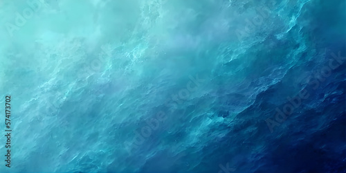 deep sea background with bubbles, illustration, Generative, AI