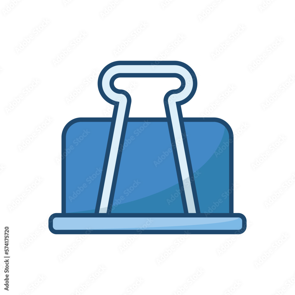 bulldog clip icon vector design template in white background bulldog clip icon vector design template in white background