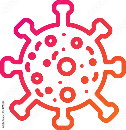 Virus Vector Icon Design Illustration