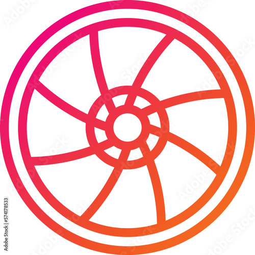 Lens Vector Icon Design Illustration